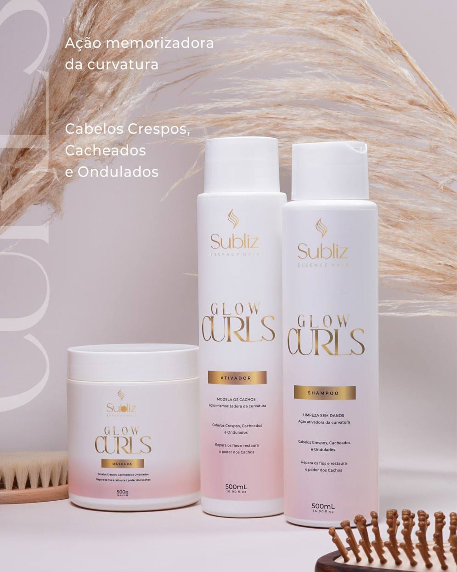 Linha Kit Glow Curls Subliz Essence Hair